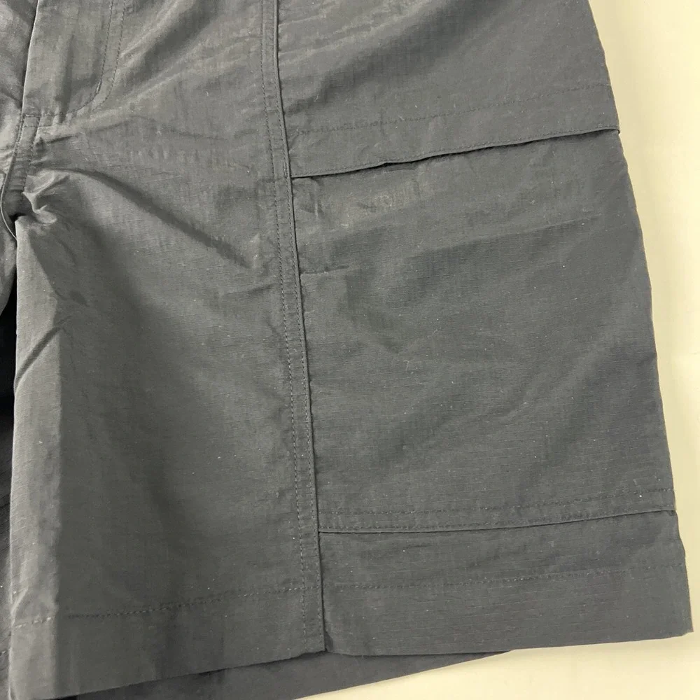 Eddie Bauer Men's Shorts Tech Pull On Size XL‎ UPF 50+ 4 Way Stretch Black D28
